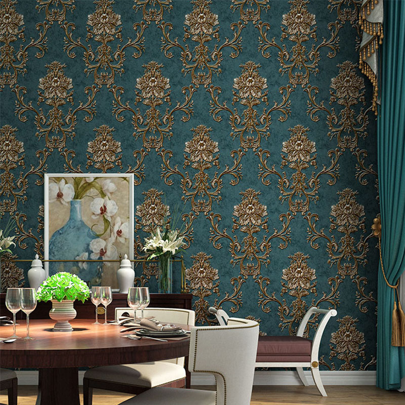 Luxury Lifestyle Wallpaper - European Style Luxury Non-woven Wallpaper 3D