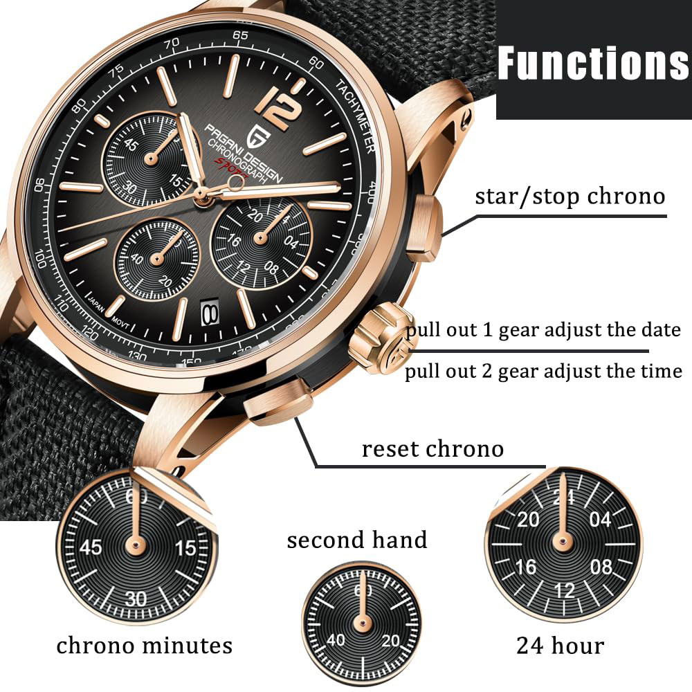 Luxury Lifestyle Men - PAGANI DESIGN New Mens Watch 41mm