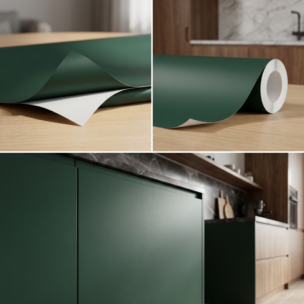 Luxury Matte Emerald Green PVC - огляд і ціна Luxury Lifestyle Wallpaper
