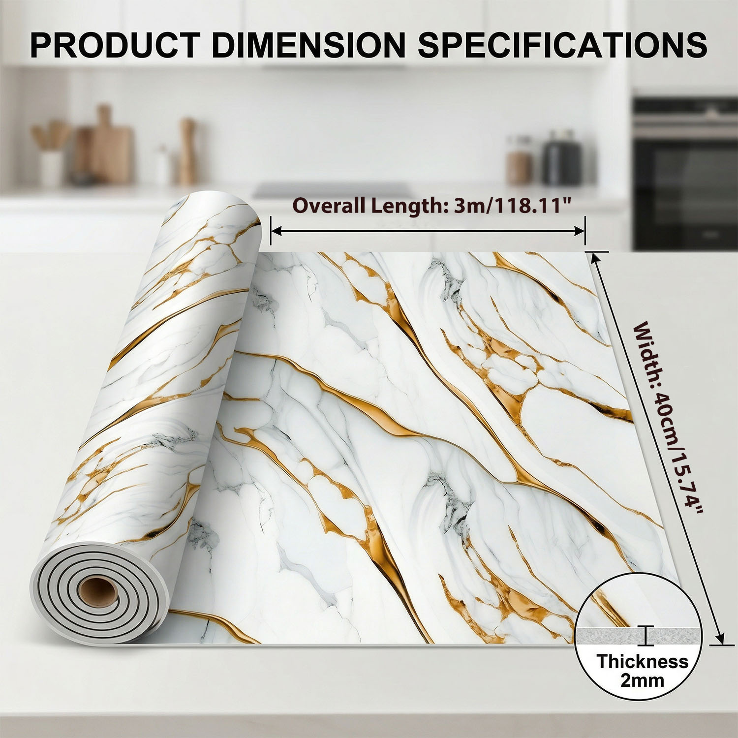 1 Roll Waterproof Self-Adhesiv - огляд і ціна Luxury Lifestyle Wallpaper
