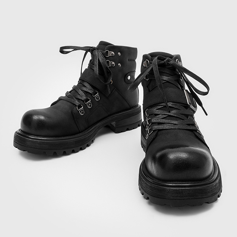 Brand Men Leather Boots Motorc - огляд і ціна Luxury Lifestyle Men