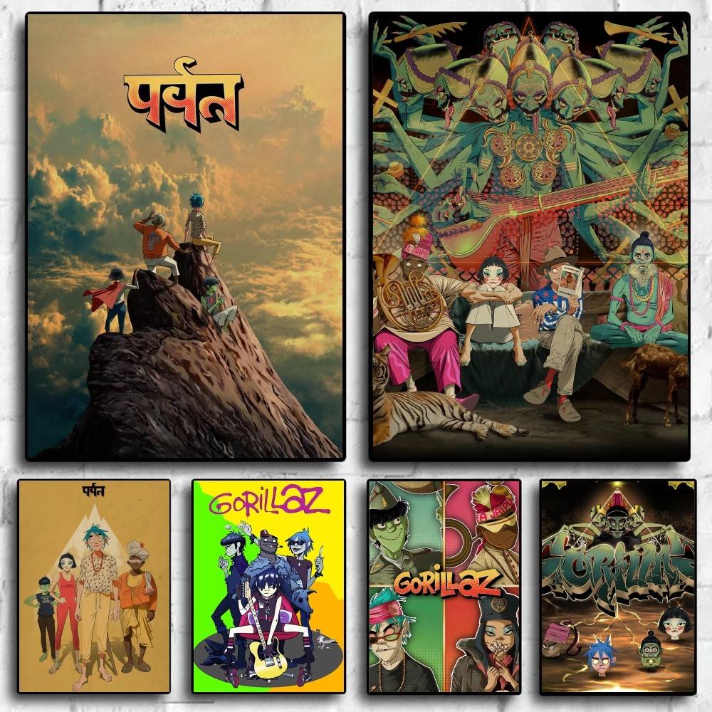 band G-gorillaz The Mountain   - огляд і ціна Luxury Lifestyle Wallpaper
